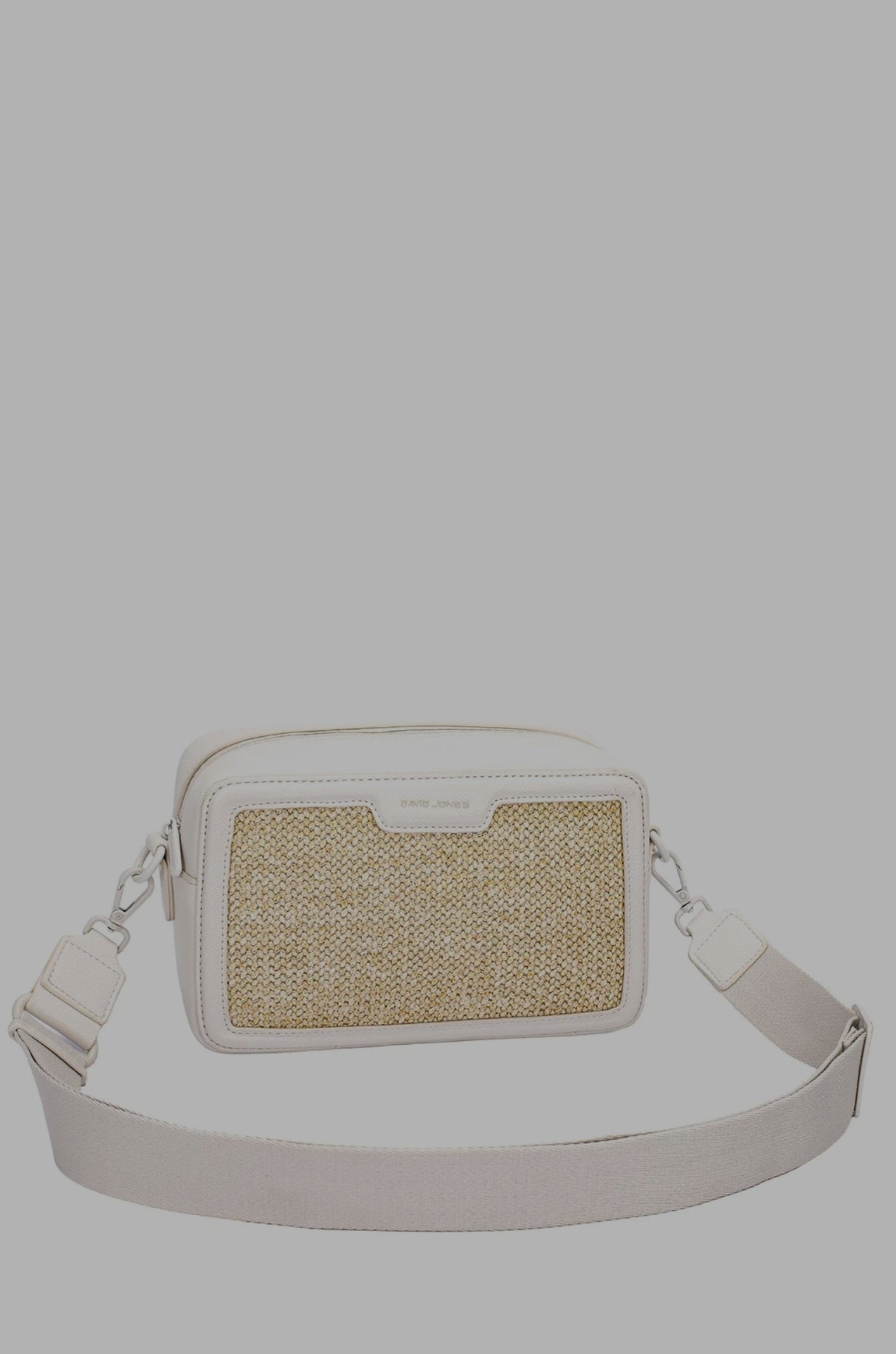 David Jones Umhängetasche im synthetischen Stroh