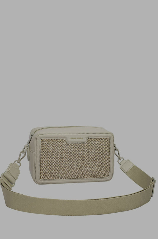 David Jones Umhängetasche im synthetischen Stroh