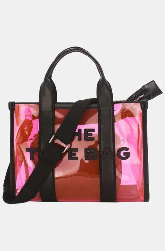 Transparente Tragetasche