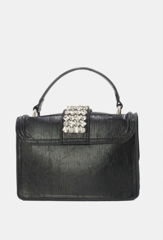Abend- und Hochzeitstasche mit Diamanten verziert