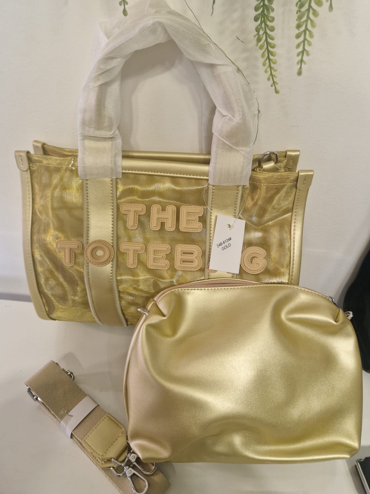 Transparente 2 in 1 Handtasche