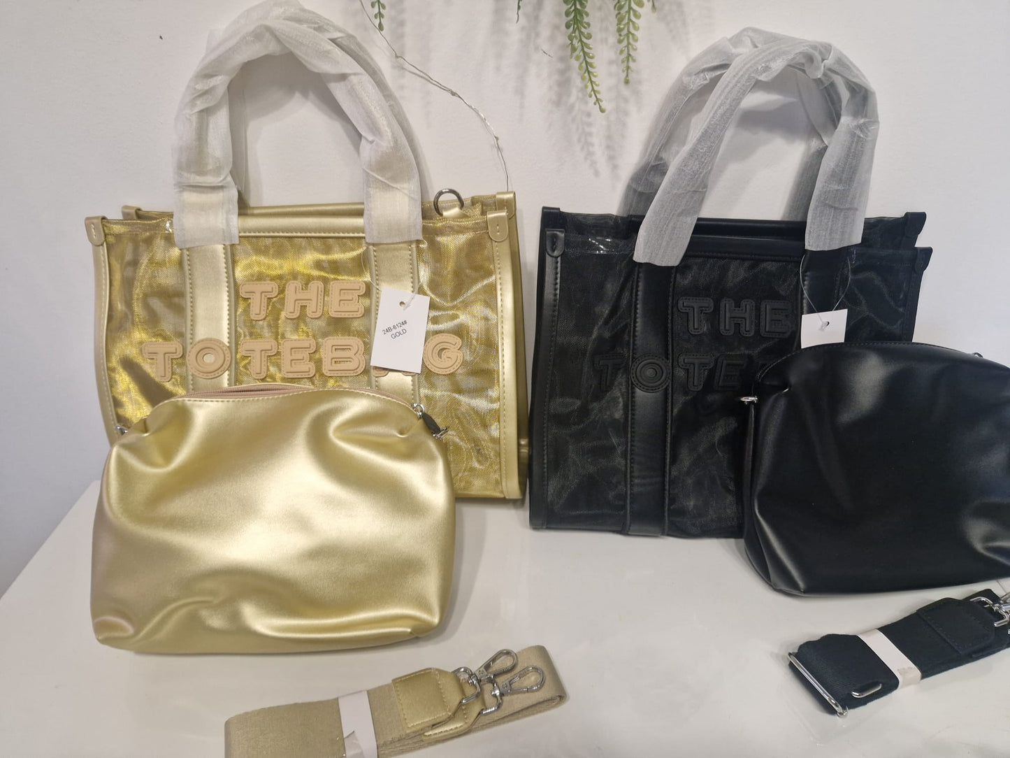 Transparente 2 in 1 Handtasche