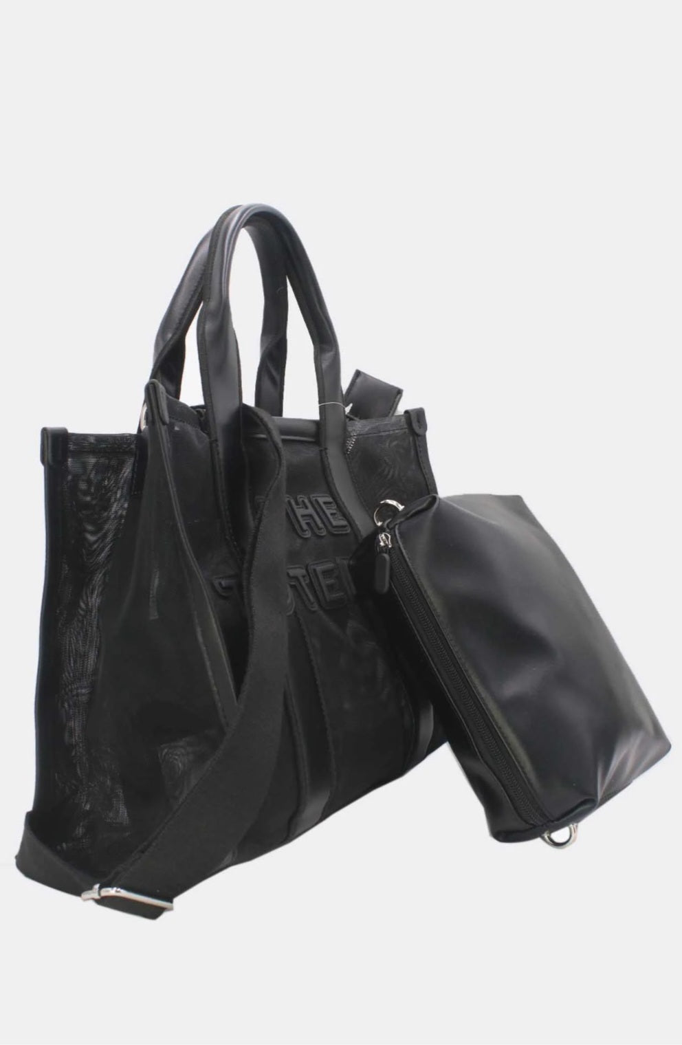 Transparente 2 in 1 Handtasche